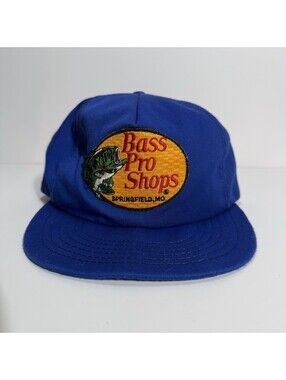 Vintage 80s Bass Pro Shops Mesh Trucker Hat One Size Made In USA Men’s